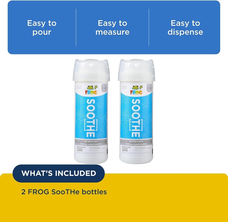 Frog Soothe Calcium Total Hardness Increaser for Hot Tubs and Swim Spas - 2 lb Bottle with TruDose Measuring Cap for Easy Maintenance & Balancing - 2 Pack - Image 3